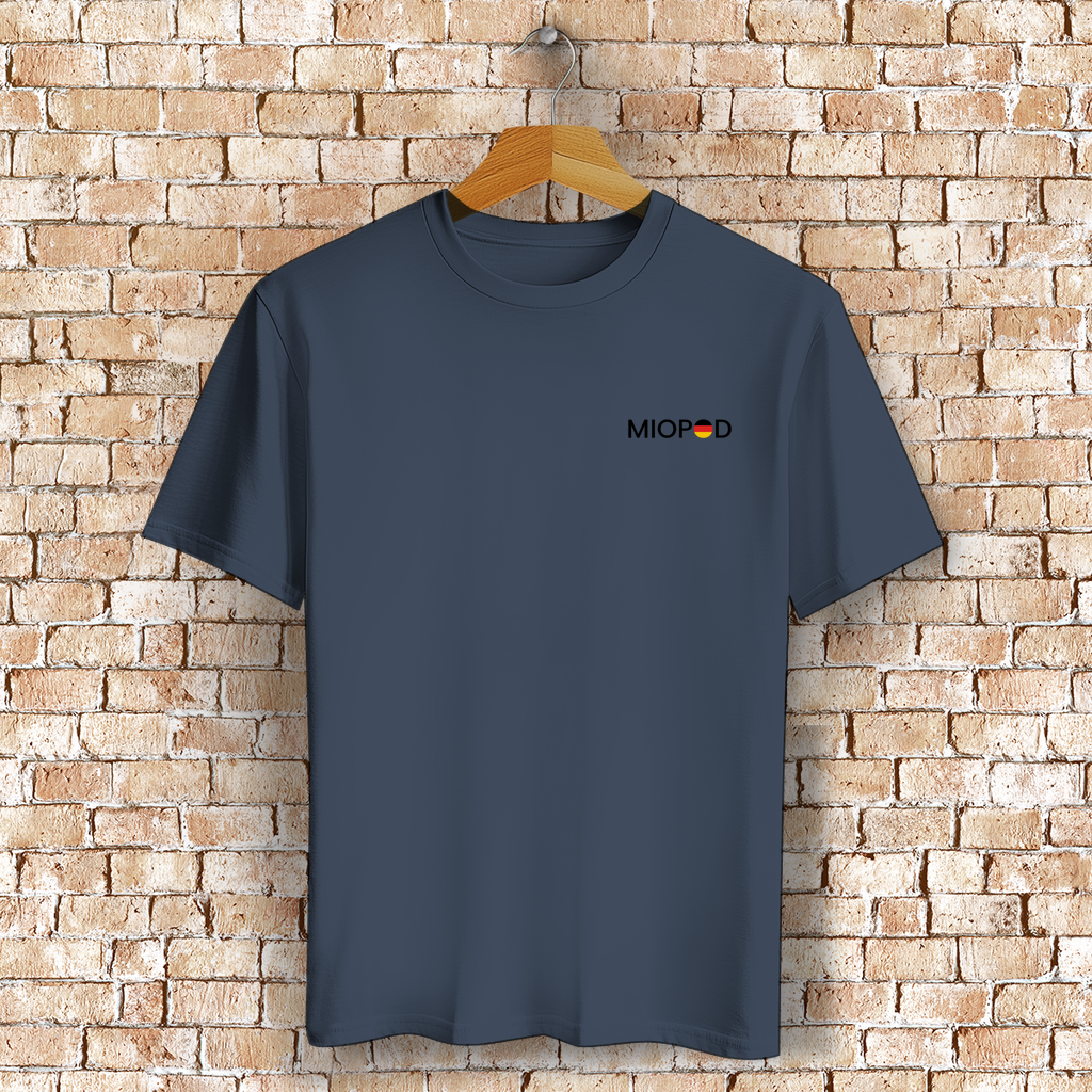 Unisex T-Shirt "MIOPOD" | Offizielles Logo-Shirt | 100% Bio-Baumwolle