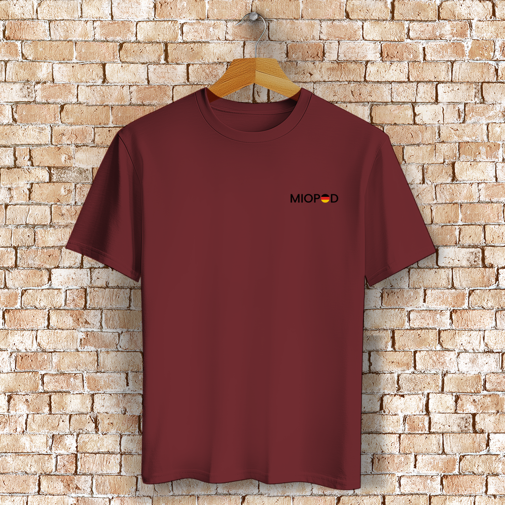 Unisex T-Shirt "MIOPOD" | Offizielles Logo-Shirt | 100% Bio-Baumwolle