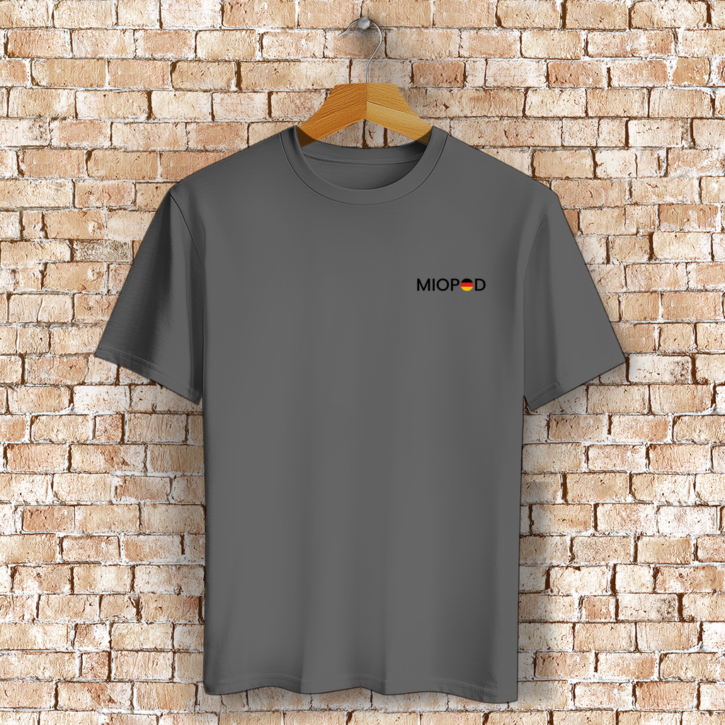 Unisex T-Shirt "MIOPOD" | Offizielles Logo-Shirt | 100% Bio-Baumwolle