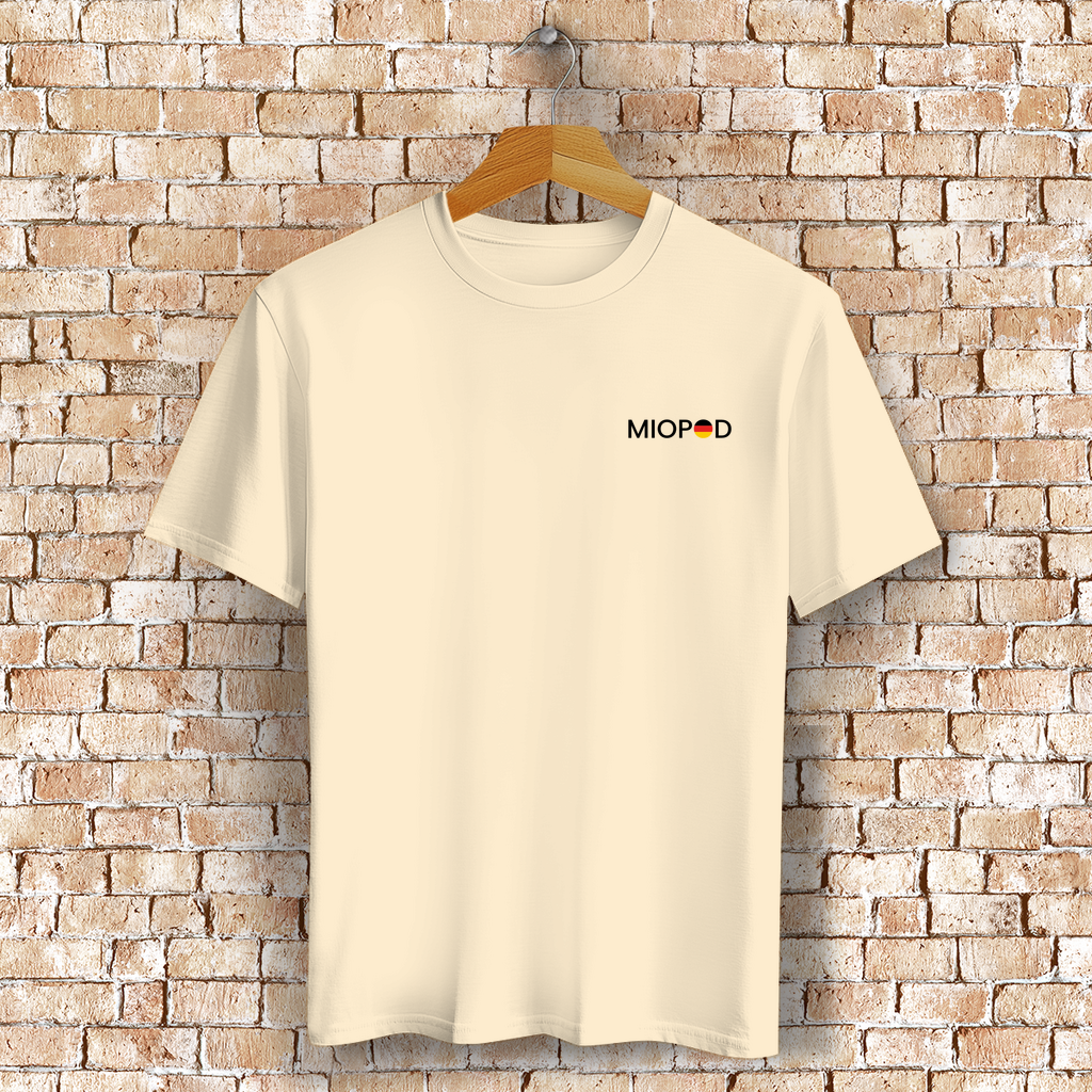 Unisex T-Shirt "MIOPOD" | Offizielles Logo-Shirt | 100% Bio-Baumwolle
